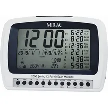 MIRAC Ramazan Azan-Gebetsuhr/Otomatik Ezan Saati - Grau