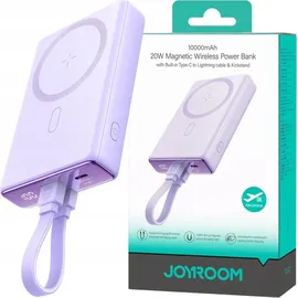 Joyroom JR-PBM01 10000 mAh 20 W Violett + Lightning auf USB-C Kabel – Lila