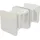 Buylando Emma Komplettdusche 75 x 195 cm rechts 75 x 90 cm Weiß transparent/matt