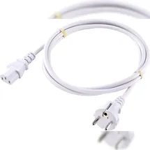 Sygonix SY-5043494 Kaltgeräte Anschlusskabel Weiß 2.00 m