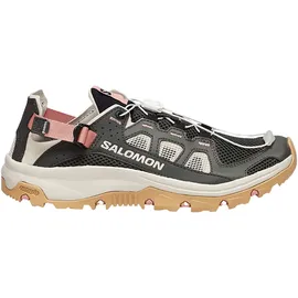 Salomon Techamphibian 5 Wanderschuhe - Peat / Rainy Day / Hyma Pink - EU 42 2/3