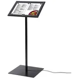 Showdown Displays SHOWDOWN Speisekartenständer Außen LED - Aluminium Schwarz