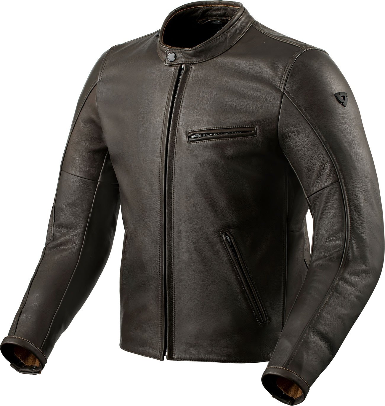 Revit Rino, veste en cuir - Marron Foncé - 54