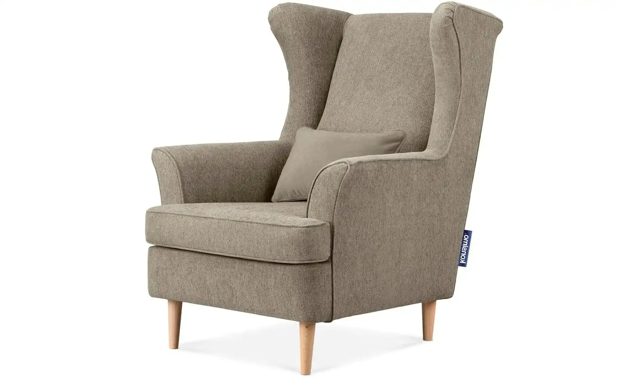 KONSIMO Ohrensessel  Stralis ¦ braun ¦ Maße (cm): B: 82 H: 108