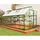 CANOPIA Hybrid Alu grün Polycarbonat 0,7 mm/Dach HKP 4 mm 7,9 m2 inkl. Fundament