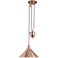 Elstead Lighting Hängeleuchte Deckenlampe Pendelleuchte Stahl Kupfer D 37