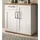 inn.furn Sideboard 95 x 92 cm Weiß / Naturbelassen
