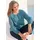 GOLDNER Druckbluse blau 38