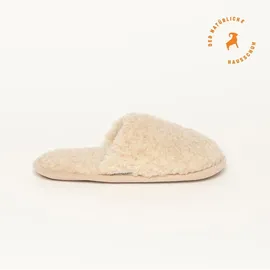 Gottstein Curly Wool Slipper in beige - Gr.: 44/45