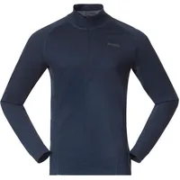 Bergans Inner:Pure Merino Half Zip Longsleeve Blau XL