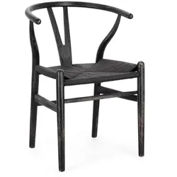 Esszimmerstuhl Artemia aus Buchenholz, Schwarz