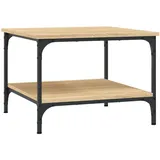 furnicato Couchtisch Sonoma-Eiche Braun 55 x 40 x 55 cm