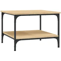 furnicato Couchtisch Sonoma-Eiche Braun 55 x 40 x 55 cm