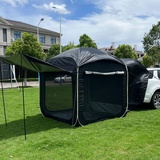 Auto-Heckzelt, Pop-Up-Kofferraum, Familien-Campingzelte, Universeller SUV-Heckklappennetzraum Mit Boden, Heckklappentürzelte Für Ausziehbare Markisenzelte Für Schrägheck-Vans