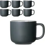 Ritzenhoff & Breker RITZENHOFF&BREKER Kaffee-Obertasse 240ml 6ST grau/ Jasper 403213