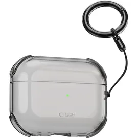 TECH-PROTECT Bounce Schutzhülle für AirPods Pro 3 mit Schlüsselanhänger Transparent Schwarz