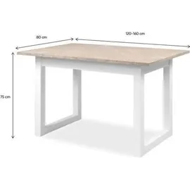 CaliCosy Houston 160-200 x 90 x 75 cm weiß