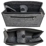 Dune Design DuneDesign Taschenorganizer Filz Tasche Innentasche Grau