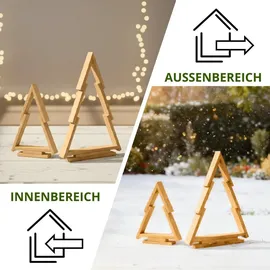 Floranica Tannenbaum 2er-Set Natur
