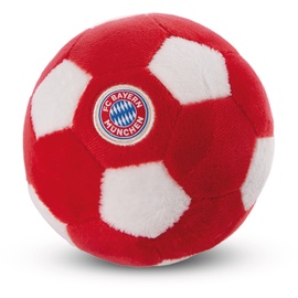 NICI 49087 Plüschball mit Glocke FC Bayern Bear Berni 12cm rot