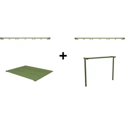AVANTI Esstisch Erweiterung Olivgrün Olivgrün 222 cm