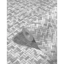 Marburg Vliestapete Botanica 10 m 64 cm grau 34193