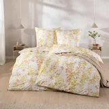 Estella Adeva Floral Gelb 135 x 200 cm + 80 x 80 cm