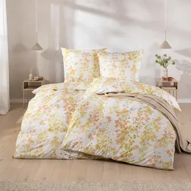Estella Adeva Floral Gelb 135 x 200 cm + 80 x 80 cm