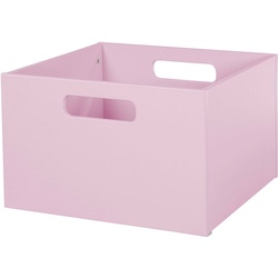 roba® Aufbewahrungsbox rosa, aus Holz; Organizer für Spielzeug rosa