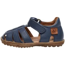 NATURINO See-Halb geschlossene Sandalen aus Leder, blau 32