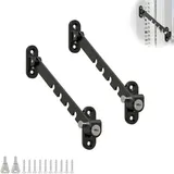 Fensterstopper, Abschließbare Fensterstopper In 2 Teilen, Fensterstopper, In Mehreren Stufen Verstellbar, Geeignet Für Die Meisten Fenster