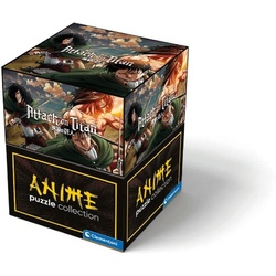 Clementoni® Puzzle 35138 Attack on Titan in einer Geschenkbox, 500 Puzzleteile bunt