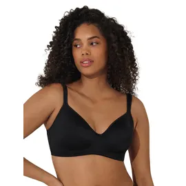 LISCA Damen, Victoria Wireless Soft BH ohne Bügel 20145, schwarz, 90A