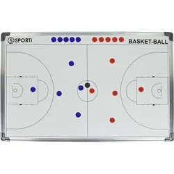 Taktische Tafel Basketball 60x90cm Sporti WEISS|WEISS|WEISS No Size