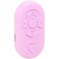 Bluetooths-Fernbedienungs-Scrolling-Ring für Tiktok Page Turner, Drahtlose Kamera-Auslöser-Selfie-Taste für Handy-Tablet-Remote-Clicker, Simulieren Sie die Mausbedienung (Rosa)