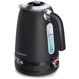 Aigostar Digitaler Edelstahl Wasserkocher mit Temperatureinstellung 40-100 Grad, Temperaturanzeige, Warmhaltefunktion, 1,7 Liter 2200W Electric Kettle Retro