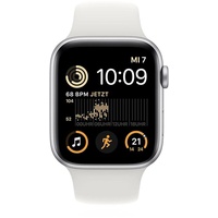 Apple Watch SE 2022 GPS 44 mm Aluminiumgehäuse silber,
