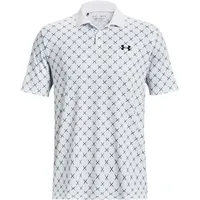 Under Armour Matchplay Printed Polo white halo gray M