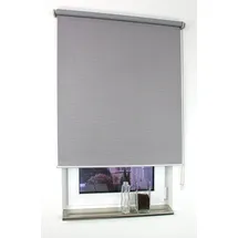 LIEDECO Seitenzugrollo Struktur 62 x 175 cm verdunkelnd grau