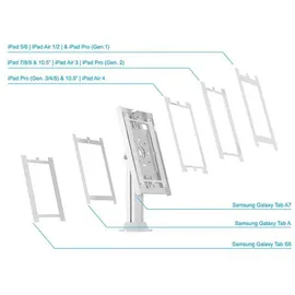 NeoMounts Tischhalterung, Tablet-Stand 7.9-11", weiß (DS15-640WH1)