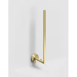 Clou Flat Reserverollenhalter, Accessoires, Gold gebürstet PVD
