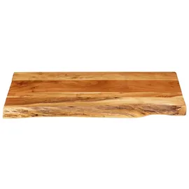 vidaXL Badezimmer-Waschtischplatte Massivholz Akazie 80x52x3,8 cm