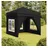 Schwarz 2 x 2 m