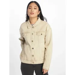 Missguided Übergroße Jeansjacke in Sand - 34