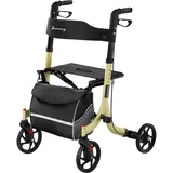 Uniprodo Rollator Harmony schwarz 136 kg