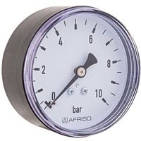 Afriso Rohrfedermanometer 63539 G 1/4 B, 10 bar, Gehäuse-d= 63mm