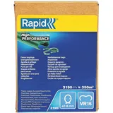 Rapid Tackerklammern - Tackernägel, VR16 Ringklammern grün 3190 Stück