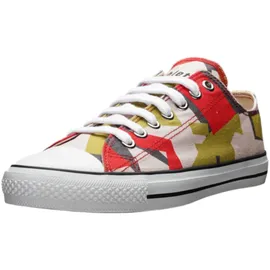 Ethletic Trainer White Cap Lo Cut Damen Camou Rot/Just Weiß 36