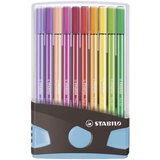 Stabilo Pen 68 ColorParade anthrazit/hellblau 20