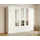 Priess Wäscheschrank Barcelona 230 x 193 x 54 cm Weiß